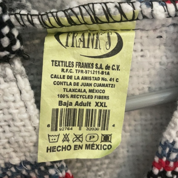 Mexican Baja Adult Multi-Color Hoodie - Picture 7 of 7